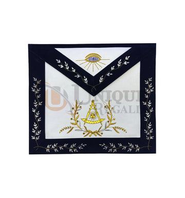Masonic Grand Lodge Past Master Apron Gold Hand Embroidery Apron